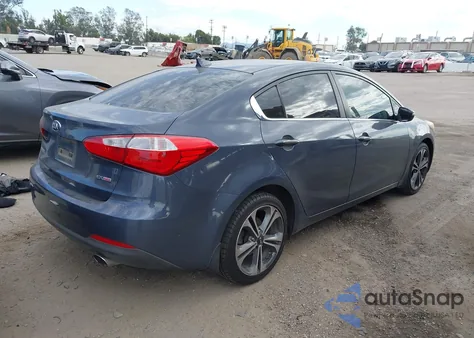2014 Kia Forte Ex from USA, damaged, VIN KNAFZ4A81E5116276